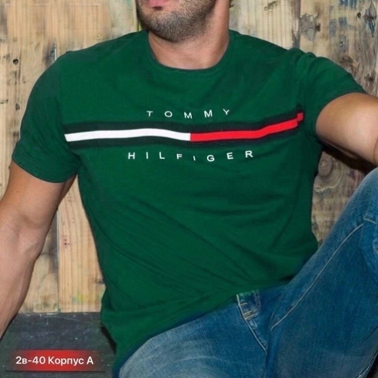 футболка томми хилфигер,мужские майки,футболка tommy hilfiger зеленого цвета,футболки для мужчин