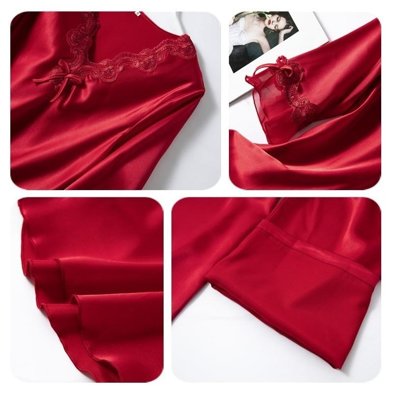 шелковая пижама женская,шелковая пижама,пижама шёлковая женская брючный,атласная пижама с длинными рукавами,пижама женская атласная