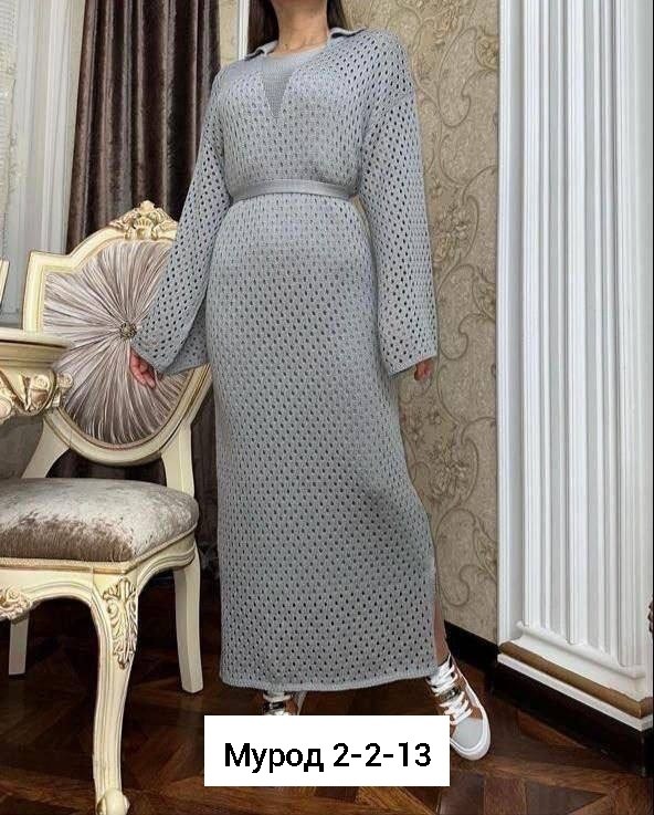 платье кашемир,платье женская,платье вязаное,мусульманская платья,платье накидка