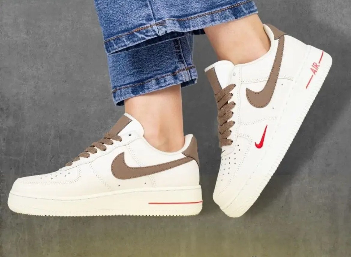 кросcовки nike air force 1,кроссовки,кроссовки nike air force,nike air force 1 low,nike air force 1 low premium white brown