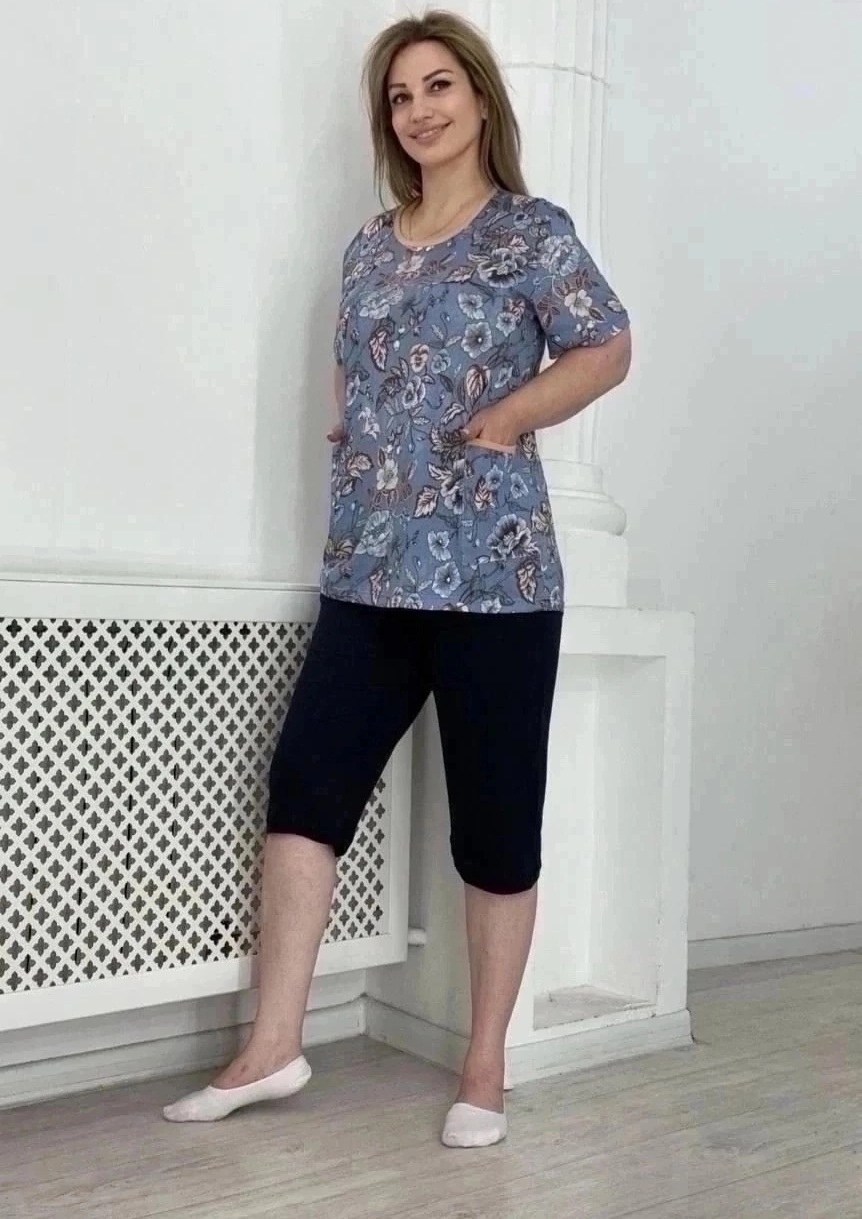 костюм домашний с бриджами,костюм женский домашний,костюм с бриджами,домашний костюм женский с бриджами,костюм женский с бриджами