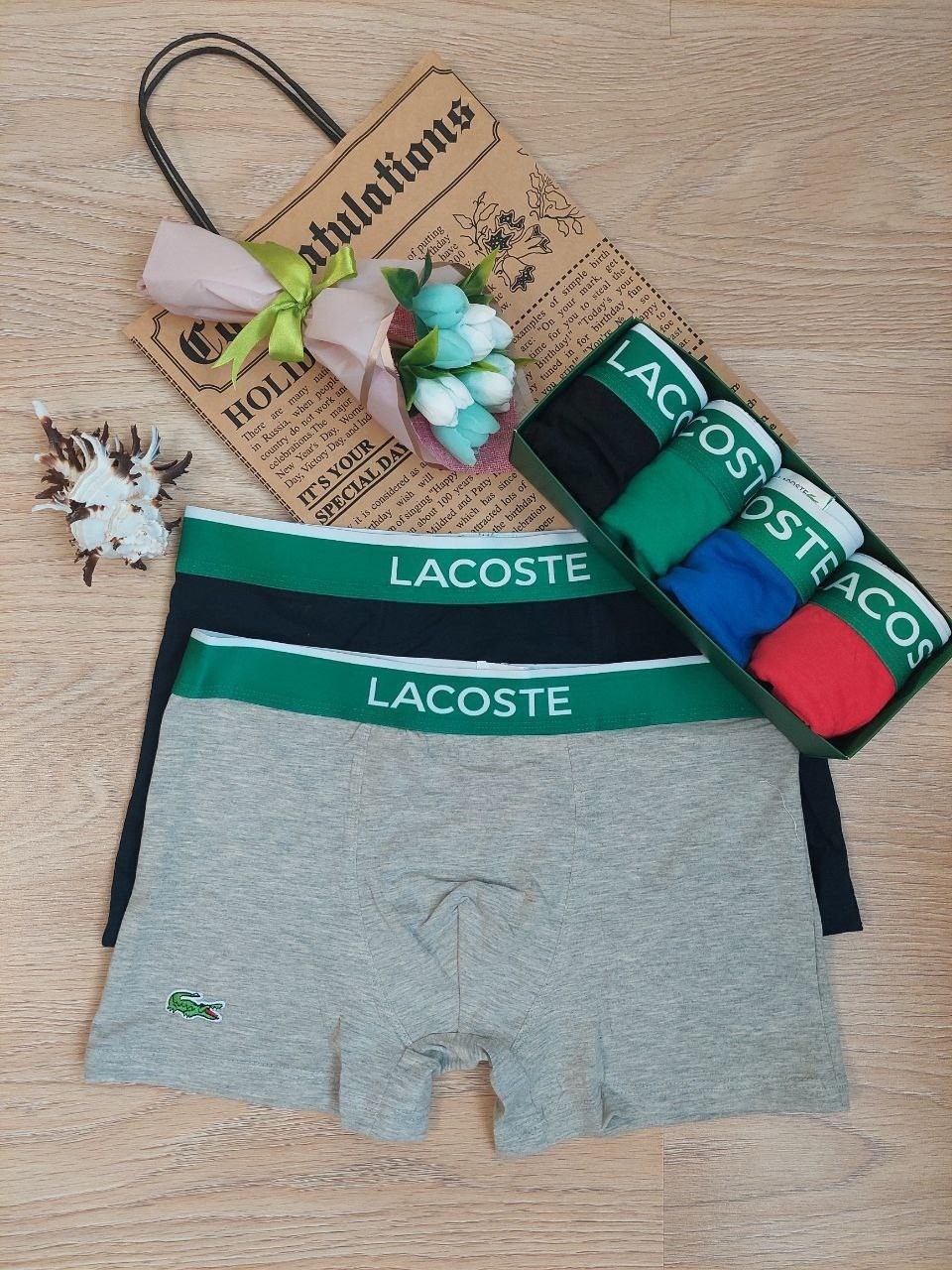 трусы мужские lacoste,набор мужских трусов lacoste,трусы лакосте мужские,трусы мужские боксеры набор 5 шт lacoste,трусы lacoste