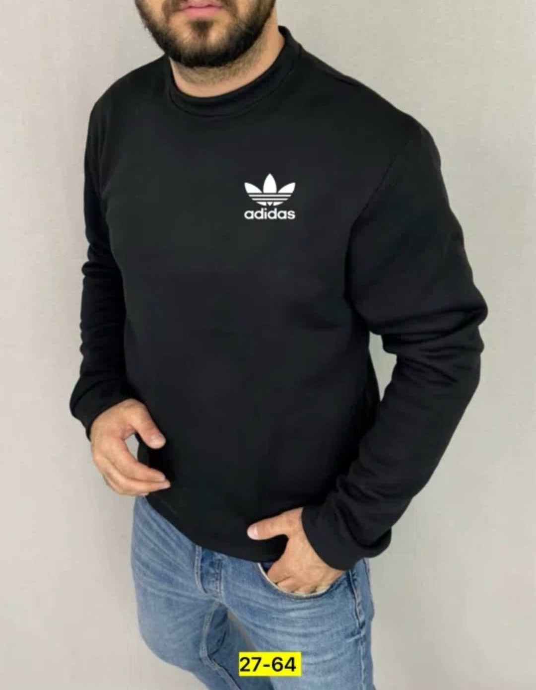 свитшот мужской adidas,свитшот adidas,серый свитшот adidas originals,мужские свитшоты,толстовки свитшот