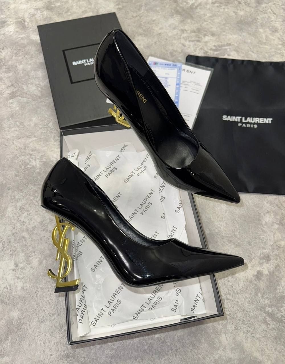 yves saint laurent туфли,туфли-лодочки saint laurent opyum с каблуком кассандра,туфли-лодочки opyum 110 из лакированной кожи saint laurent черный,туфли ив сен лоран,туфли saint laurent