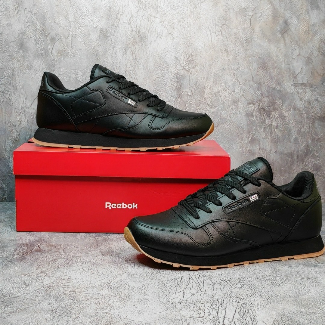 кроссовки reebok classic leather,кроссовки рибок классик мужские черные кожаные,reebok classic leather gum black,мужские кроссовки reebok classic leather,кроссовки reebok classic