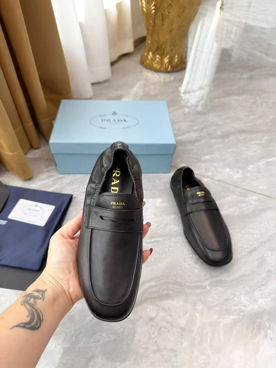 туфли прада мужские оригинал,,prada лоферы,кожаные лоферы prada,лоферы мужские прада
