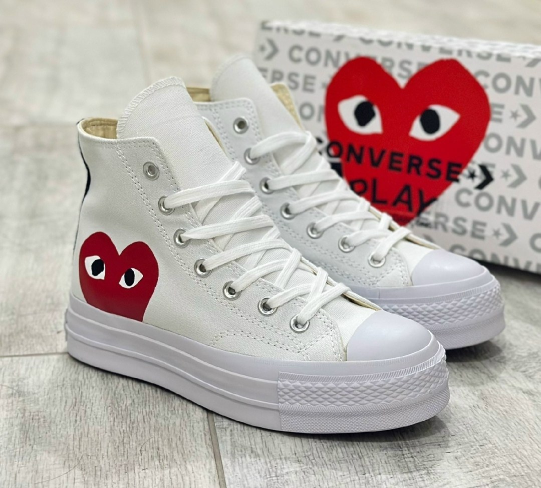 конверсы comme des garcons,converse comme des garcons,comme des garcons play x converse chuck taylor,converse x comme des garcons кеды,кеды cdg play x converse chuck taylor collection