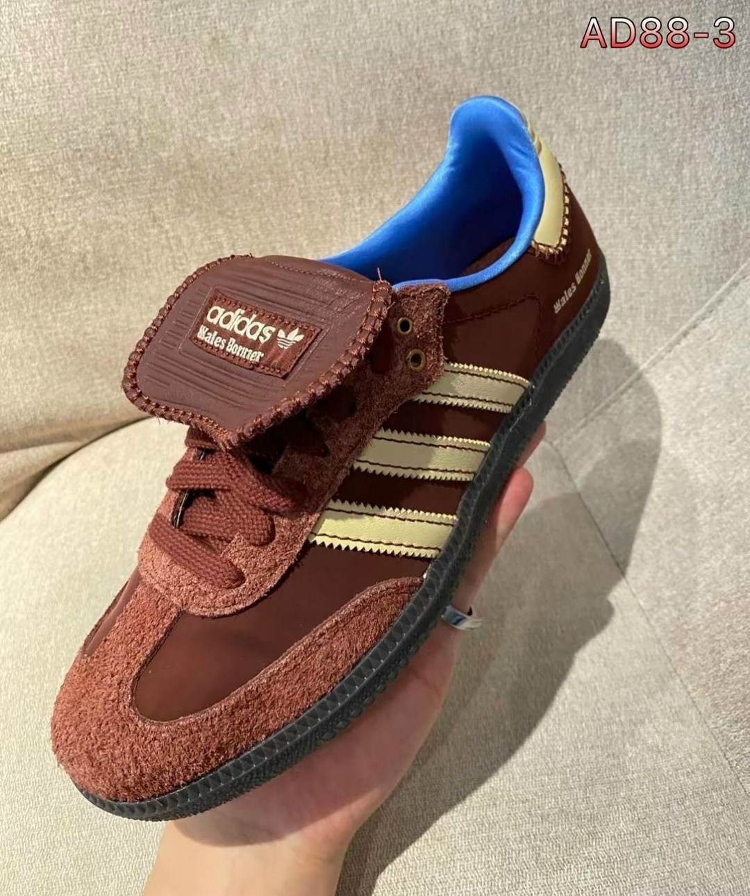 ,кроссовки adidas samba wales bonner,adidas samba,adidas samba кроссовки,кроссовки wales bonner x adidas samba nylon fox brown
