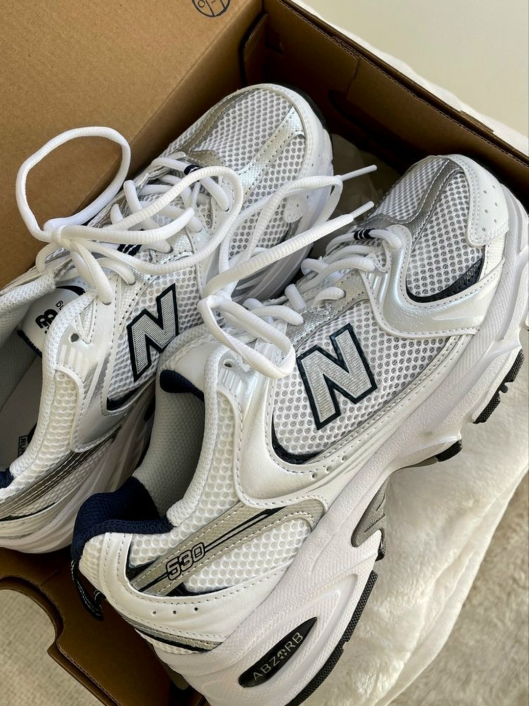 кроссовки new balance,кроссовки,кроссовки new balance 530,белые кроссовки,new balance 530 "white silver navy"