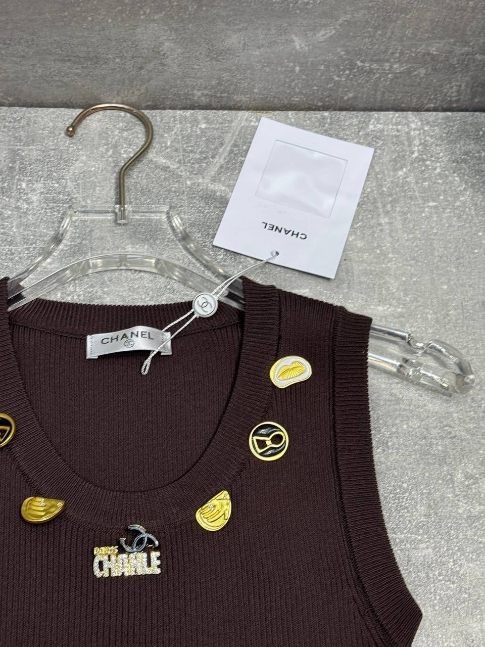 женская майка,balmain трикотажный топ с декоративными пуговицами черный,майка топы,топ женский