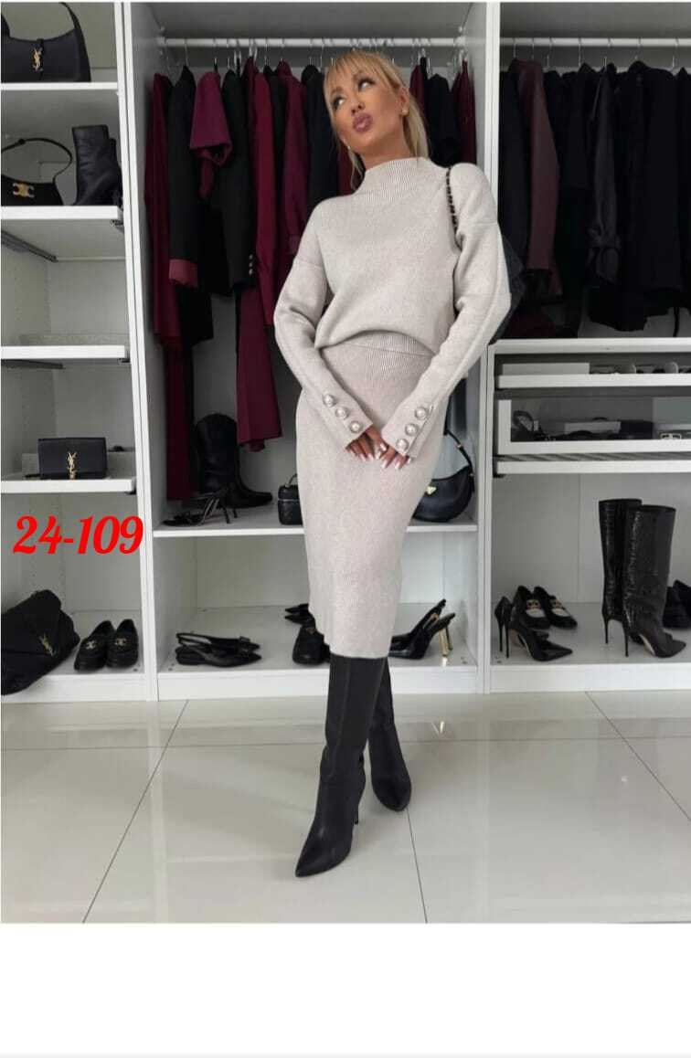 костюм теплый с юбкой миди двойка malax clothes,вязаный костюм с юбкой,костюм с юбкой,женский костюм,юбка и кофта костюм