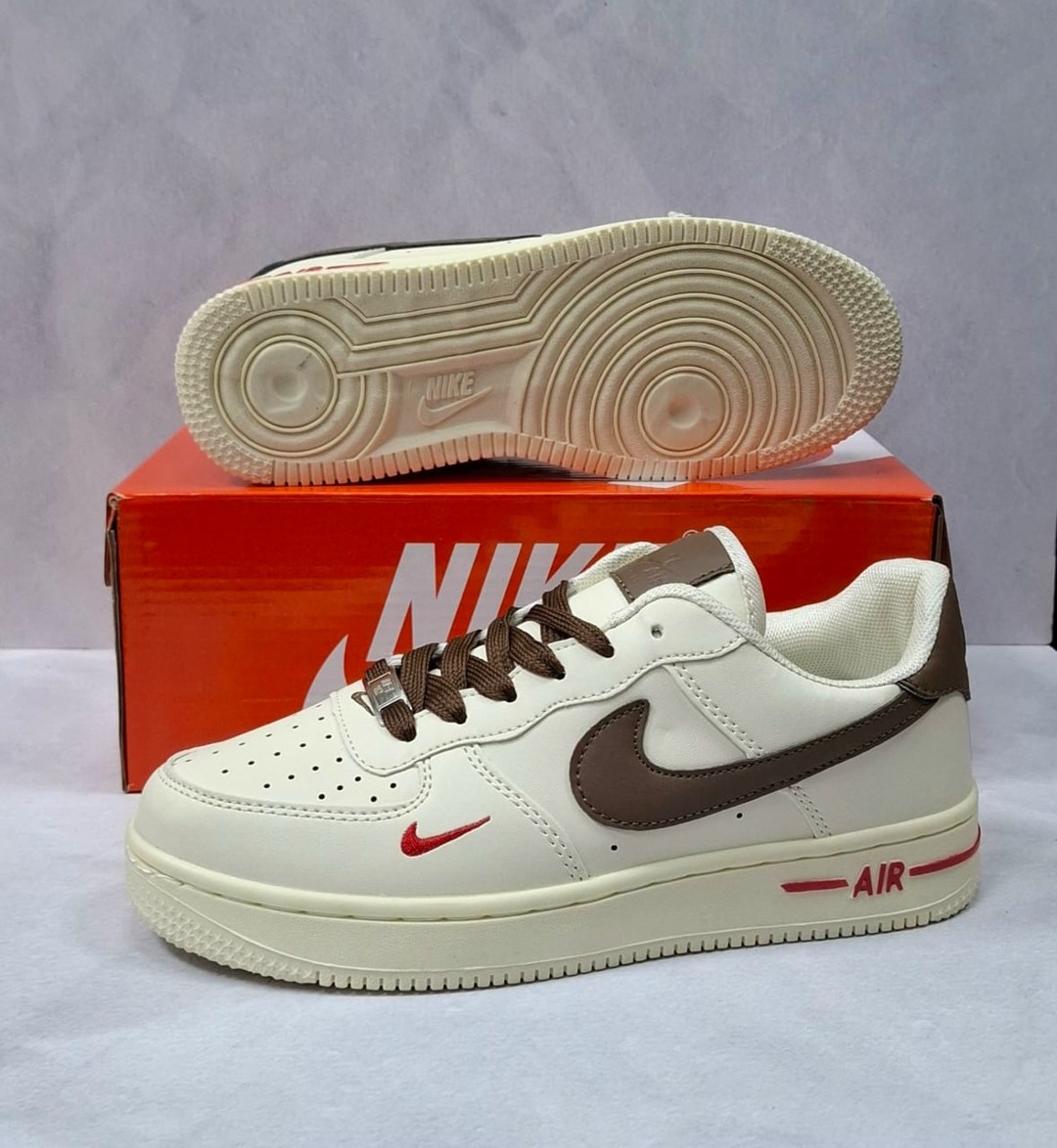 кроссовки nike air force,кроссовки air force 1 nike,nike air force 1 low premium white brown,кроссовки nike air force 1 premium white brown,кроссовки мужские женские nike air force 1 07 low