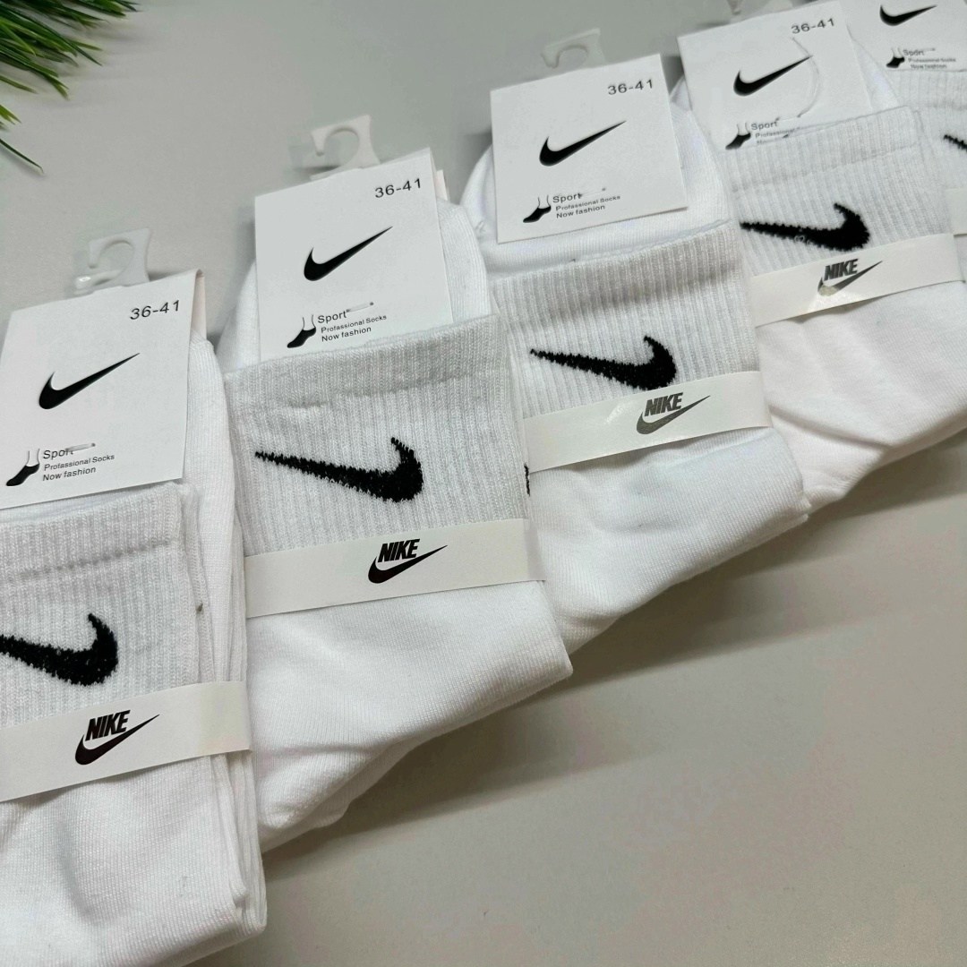 носки мужские 10 пар nike,комплект носков женских nike н5ж белых 37-41 5 пар,носки найк белые 10 пар средние набор хлопковые,комплект носков nike,спортивные носки