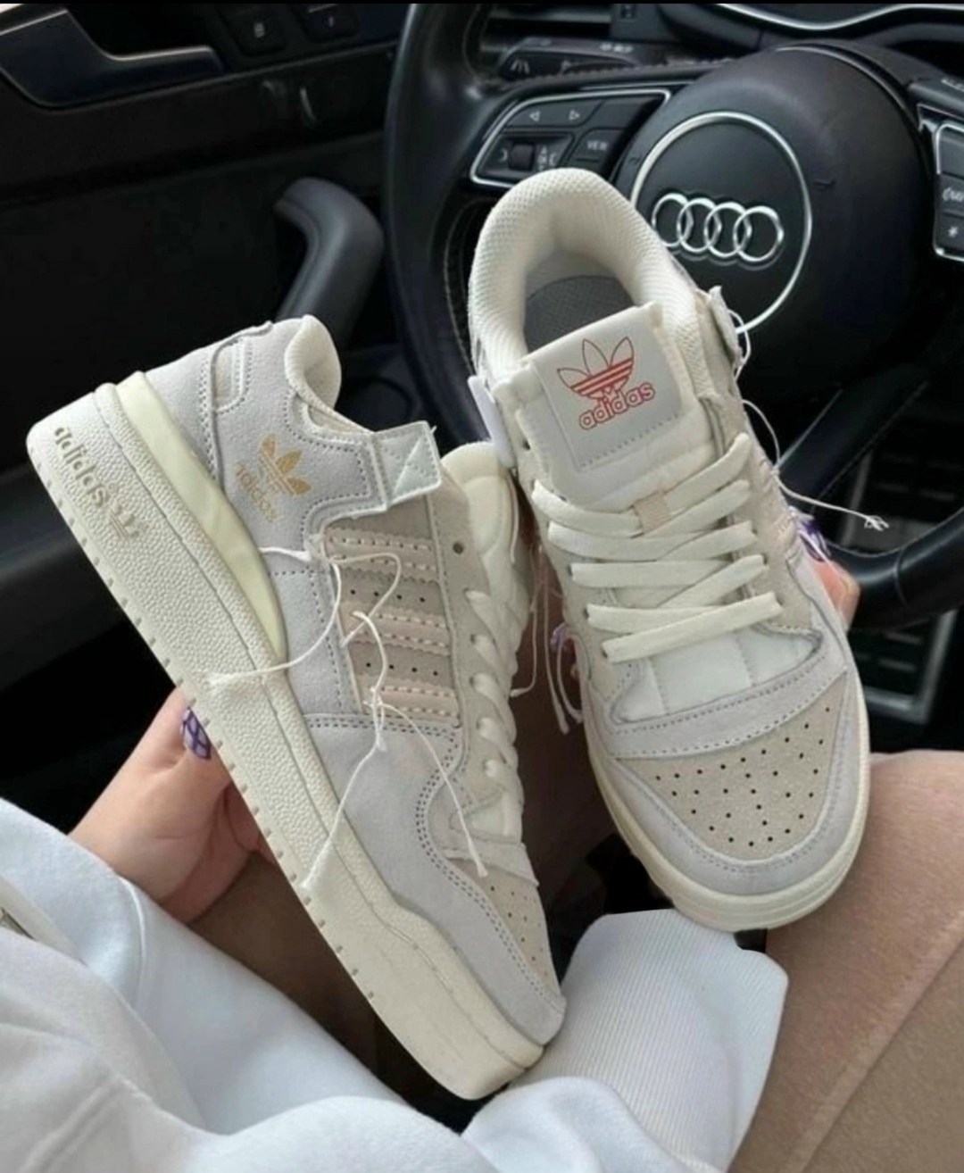 женские кроссовки adidas,adidas forum low 84 бежевый лайт,,кроссовки adidas,кроссовки замша