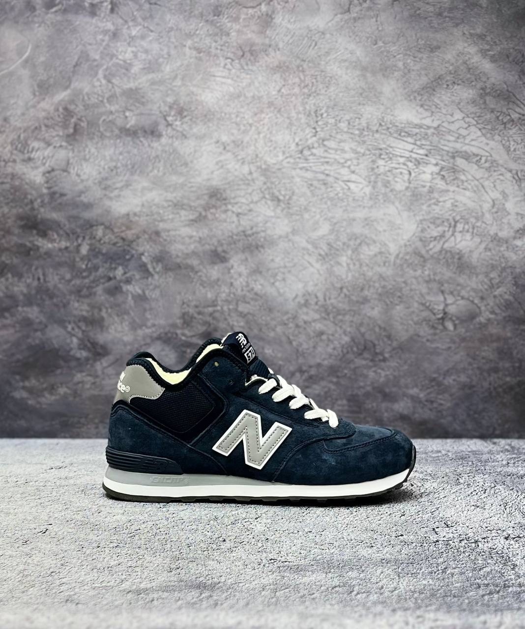 кроссовки зимние new balance 574,кроссовки зимние высокие new balance 574,кроссовки new balance 574,кроссовки new balance 574 mid blue grey с мехом,кроссовки нью бэланс 574 зимние