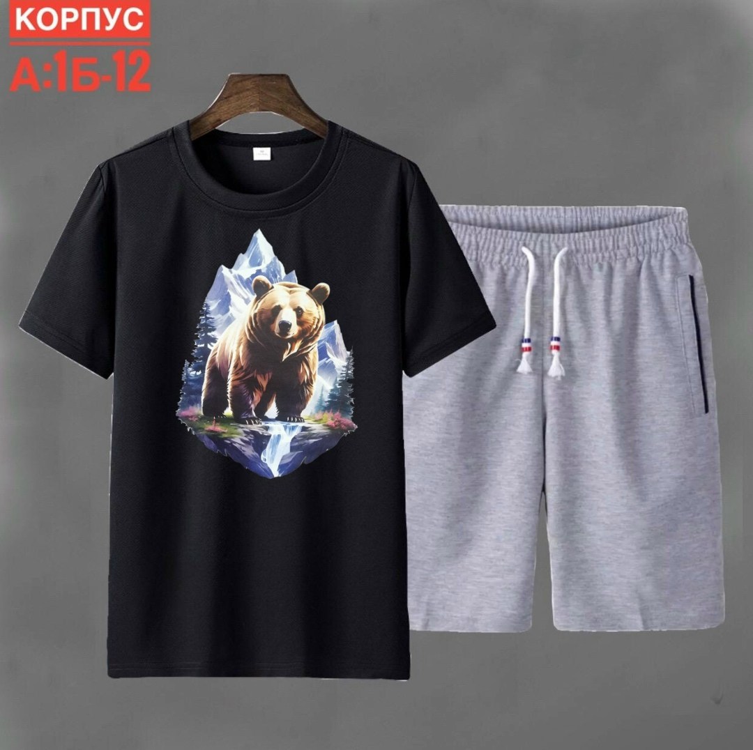 ,костюм для мужчин,комплекты одежды,костюм с шортам