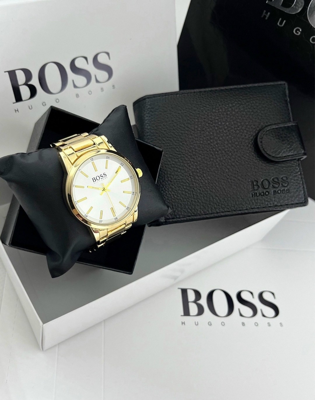 кошелек для мужчин,подарочный набор boss,мужской подарочный набор,подарочный набор босс мужской,набор для мужчин