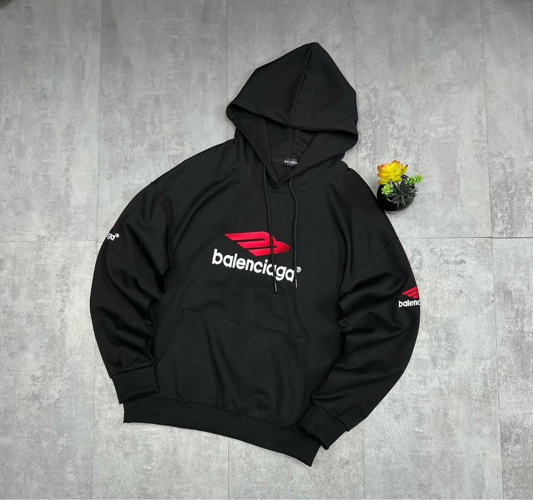 худи balenciaga,худи balenciaga с капюшоном на флис balenciaga цвет черный,худи balenciaga с капюшоном на флис,худи оверсайз balenciaga,зип худи balenciaga