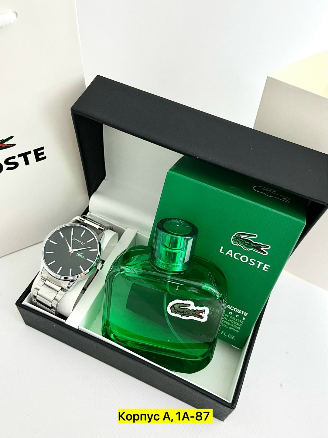 lacoste eau de lacoste l.12.12 vert edt 100 ml,lacoste eau de lacoste l.12.12. green (vert) 100 ml,lacoste eau de lacoste l 12 12,часы для мужчин,подарочные мужские наборы