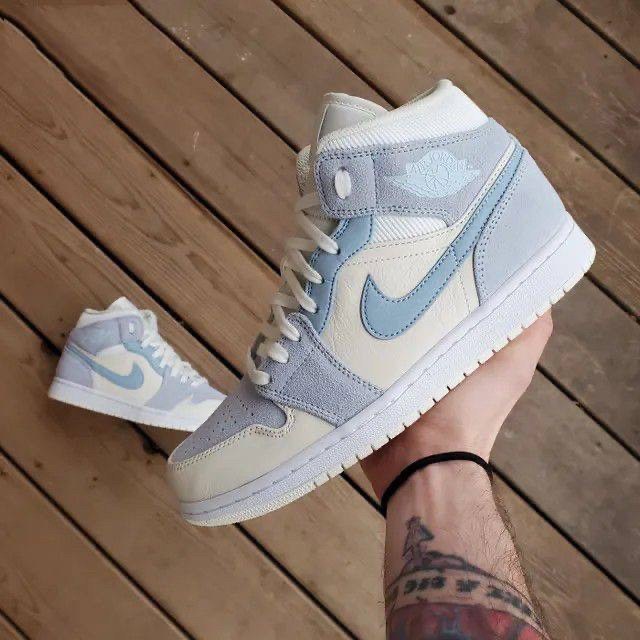 air jordan 1 mid se 'sail light blue',air jordan 1 mid se grey,nike air jordan 1 mid se,nike air jordan 1 mid,nike air jordan 1