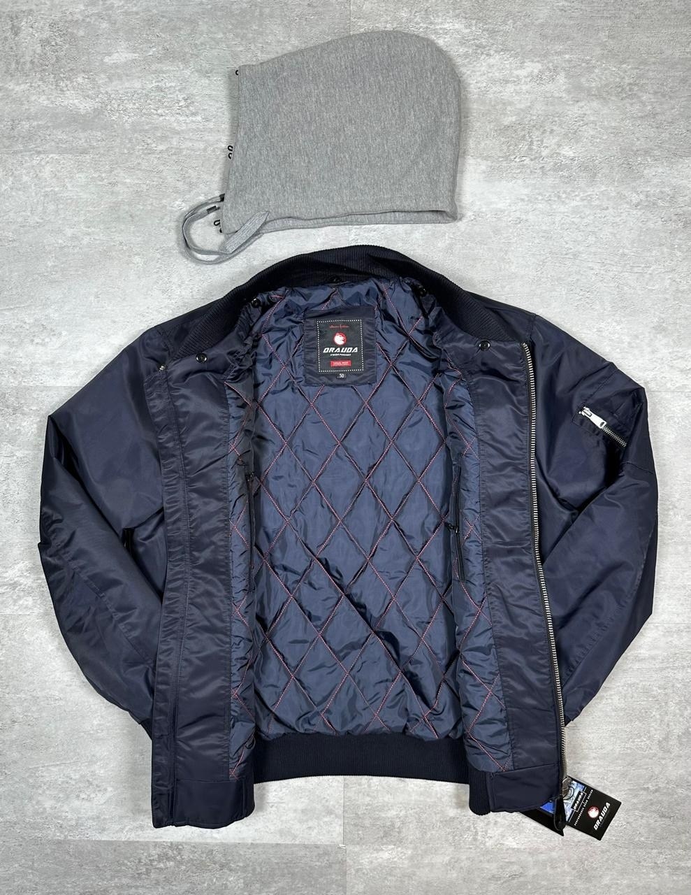 куртка alpha industries ma-1 d-tec, зеленый,куртка бомбер,бомбер с капюшоном,куртка мужская бомбер,куртка