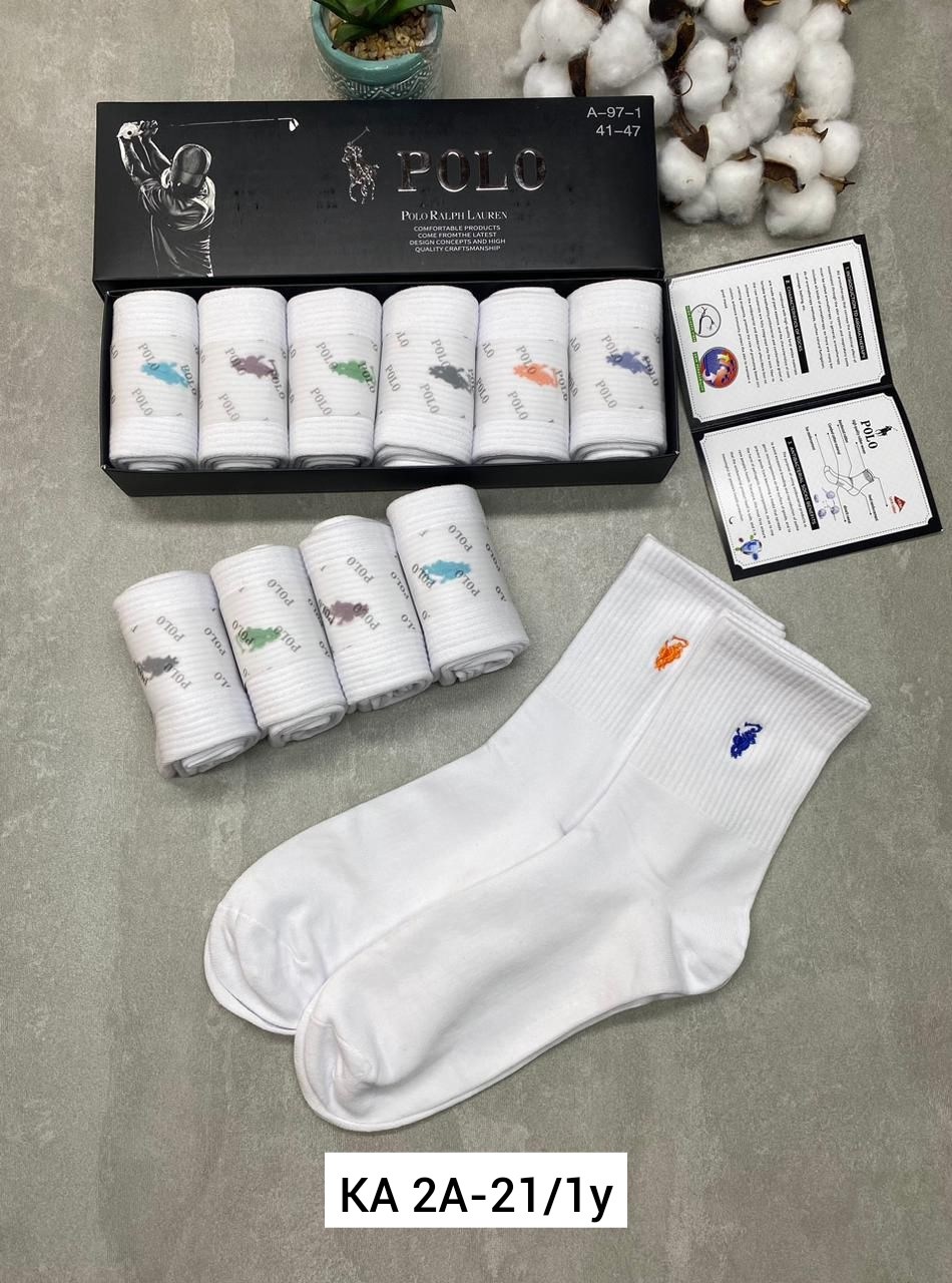 носки набор 6 пар polo ralph lauren,комплект белых носков 6 пар ароматизированные polo ralph lauren,носки мужские,комплект носков polo ralph lauren 6 пар,мужской набор носков