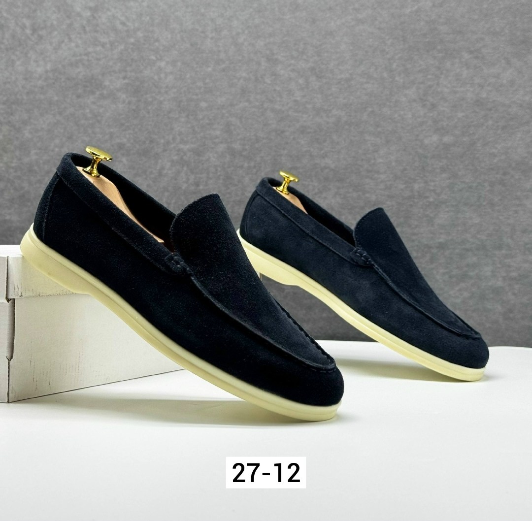 замшевые лоферы summer walk loro piana синий,лоферы loro piana мужские,,мужские лоферы замшевые,лоферы из натуральной замши