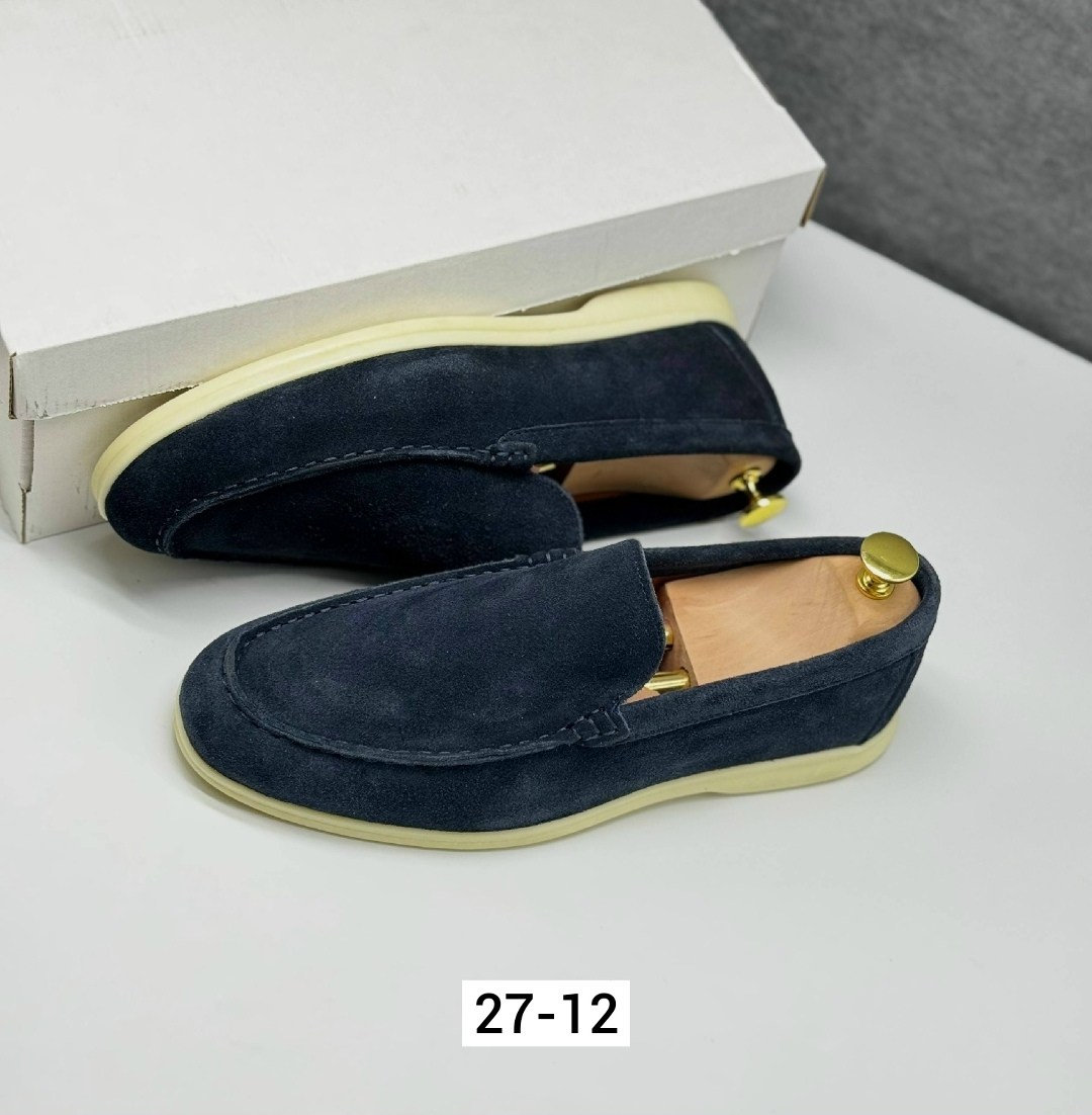 замшевые лоферы summer walk loro piana синий,лоферы loro piana мужские,,мужские лоферы замшевые,лоферы из натуральной замши