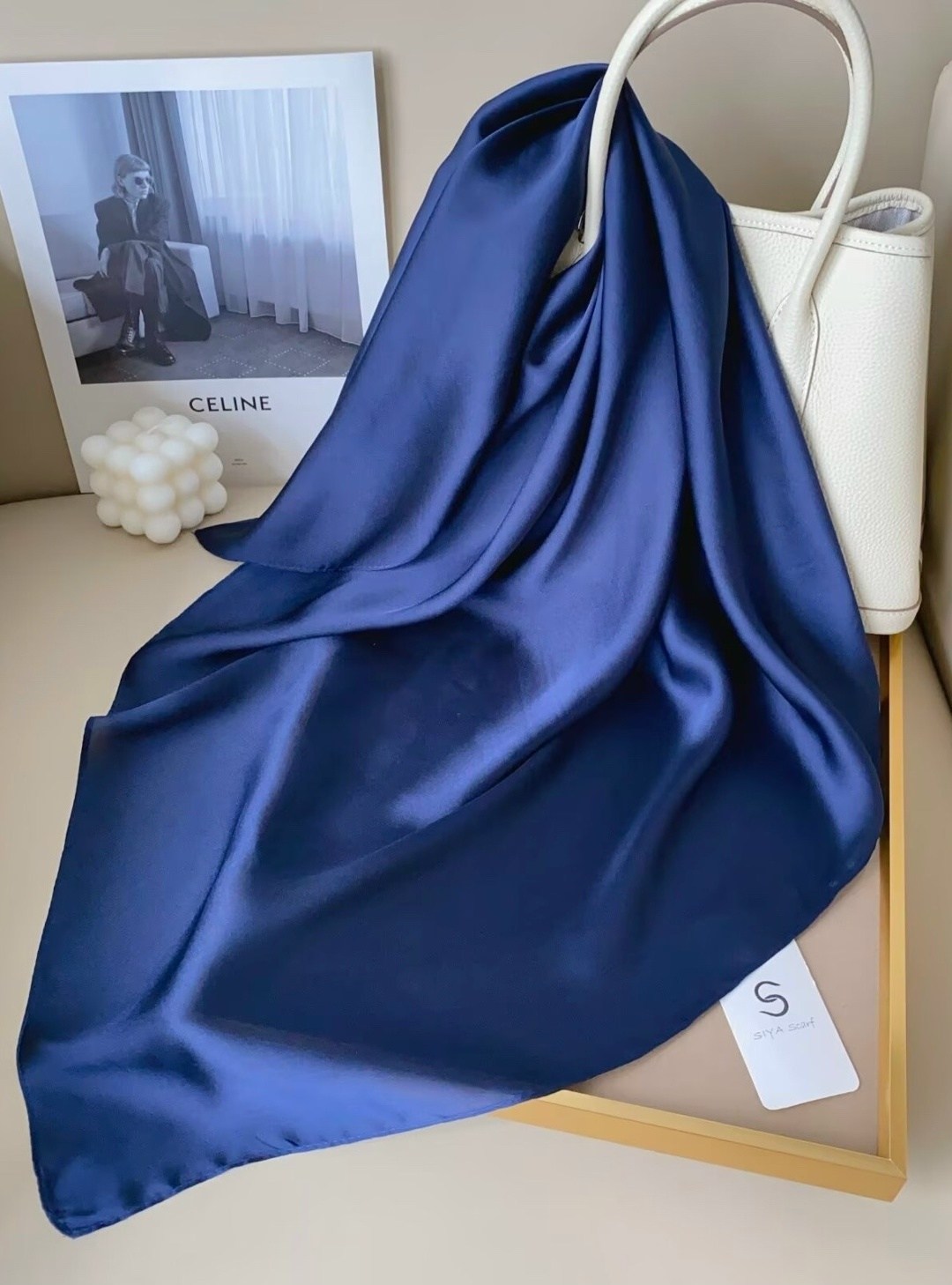 атласный платок,шарф шелковый женский,шелковый шарф,платок шелковый однотонный,платок однотонный