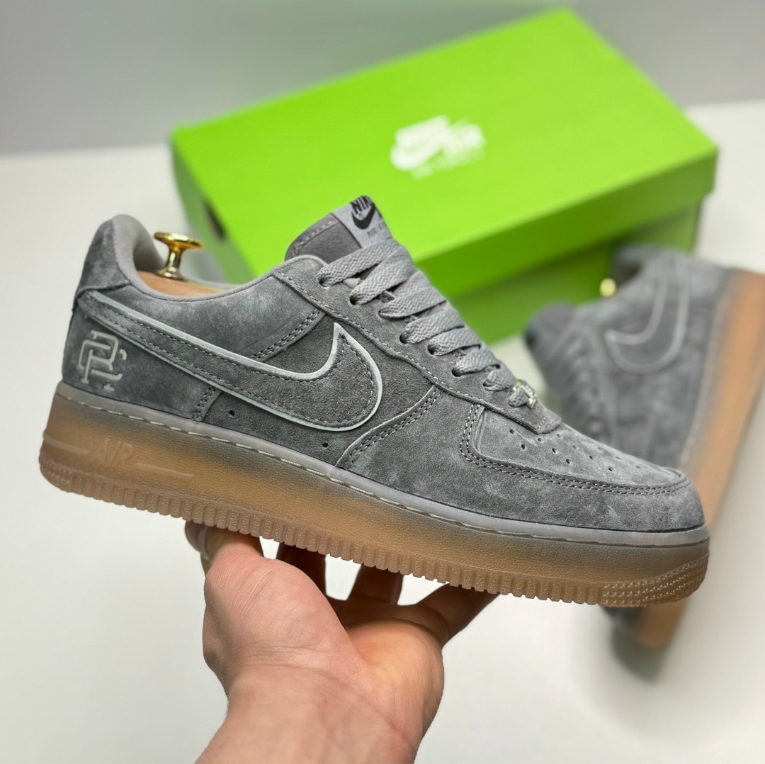 кросcовки nike air force 1,nike x reigning champ air force 1 low серые замша мужские,nike air force 1 low,кроссовки nike air force,кроссовки nike air force 1 low