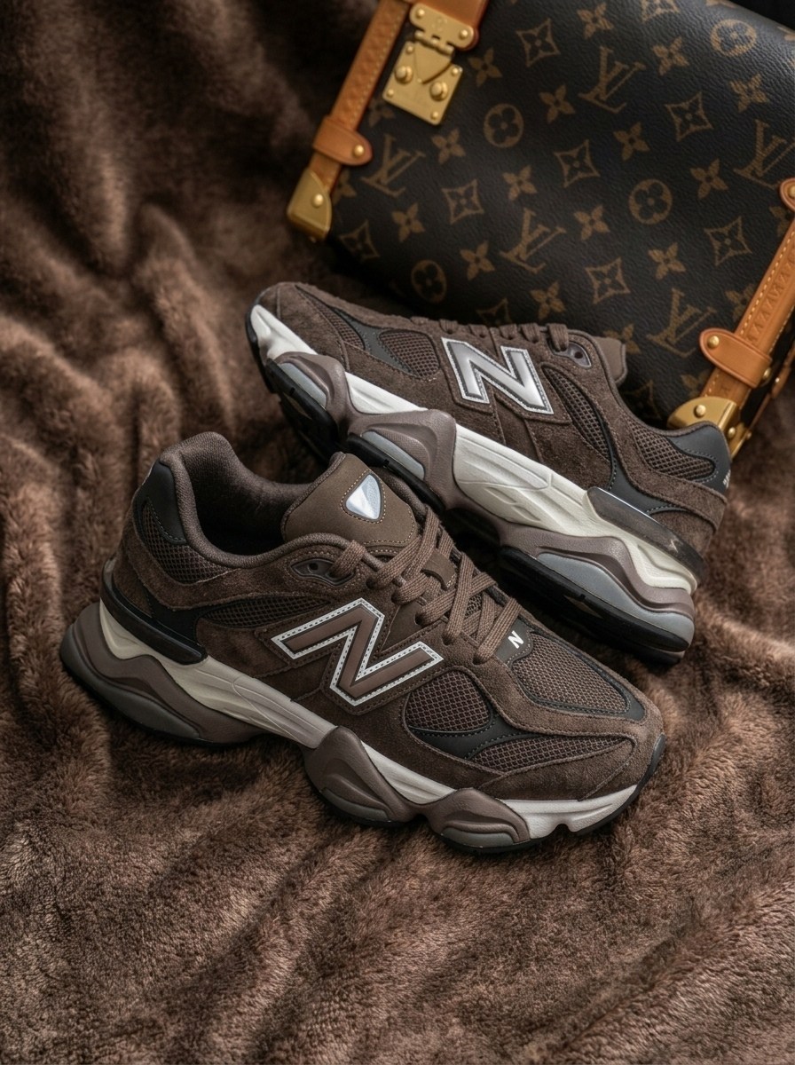 кроссовки new balance 9060,кроссовки new balance 9060 'mushroom' коричневый,кроссовки new balance,кроссовки спортивные new balance 9060 new ballance цвет коричневый,new balance 9060 "mushroom brown" s