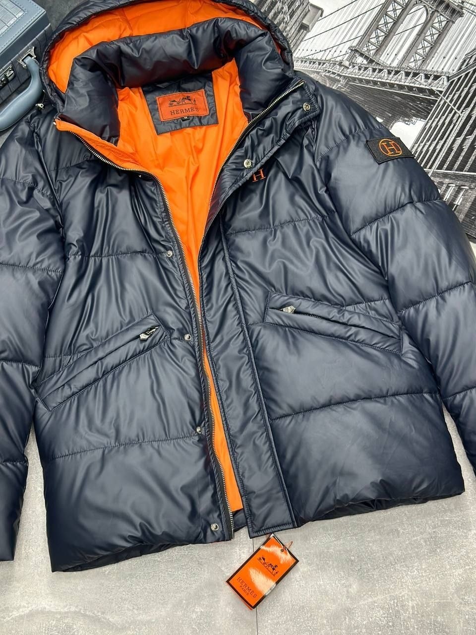 зимняя куртка мужская hermes,зимние куртки hermes,брендовая мужская зимняя куртка,куртка зимняя hugo boss,зимняя куртка мужская