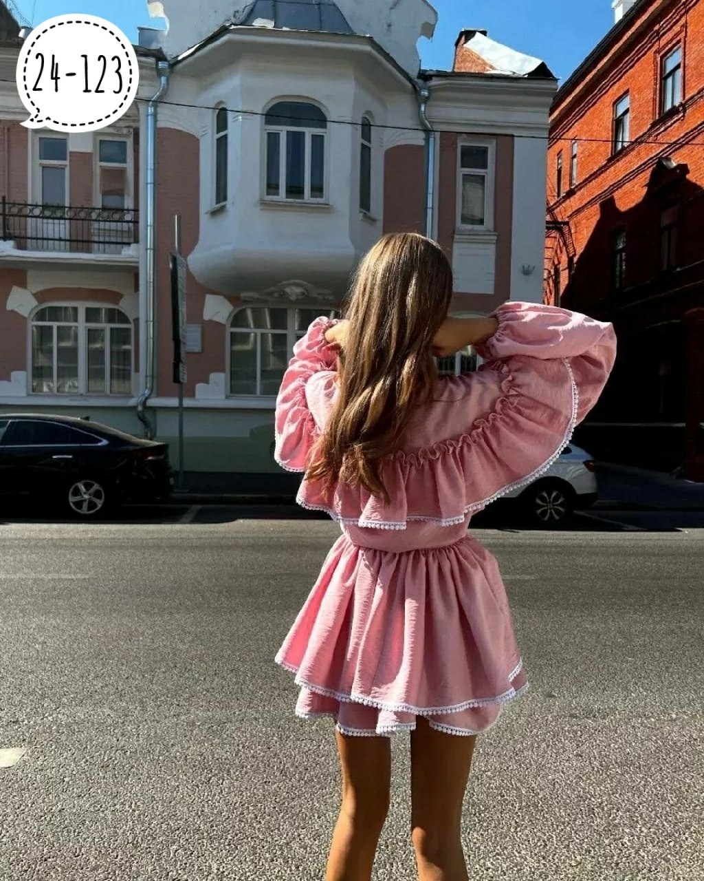 платье с рюшами,платье с оборками,платья для девочек,платье женской,стильное платье