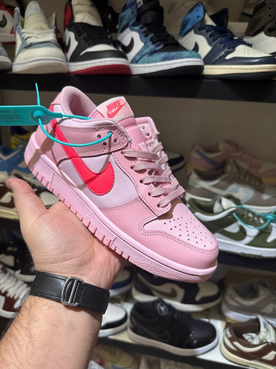 кроссовки найк розовые,nike dunk low triple pink gs,розовые найки,розовые найк данк,кроссовки найк женские розовые