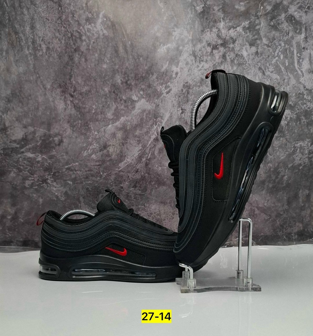 кроссовки мужские nike air max 97,nike air max 97 black,кроссовки nike air max 97,nike air max 97,nike air max 97 black red
