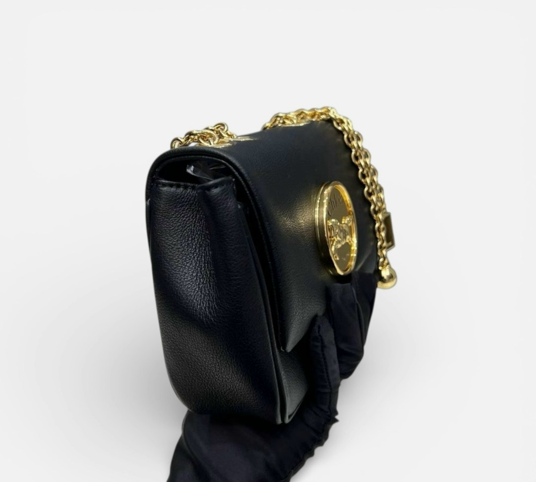 versace сумка,versace сумка через плечо с декором la medusa черный,клатч версаче,versace клатч,сумка через плечо versace