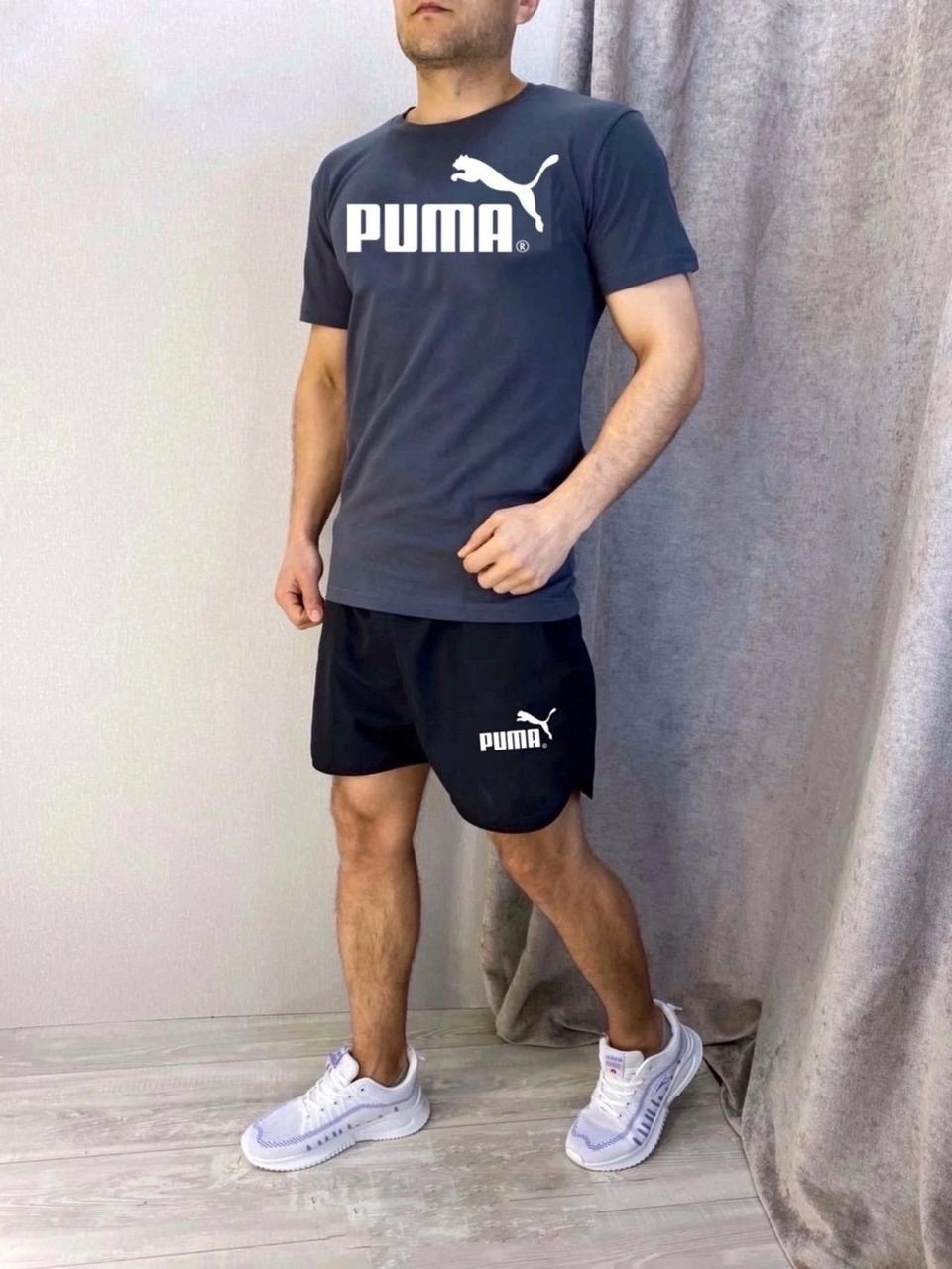 костюм шорты и футболка мужская пума,костюм спортивный мужской,футболка мужская puma,костюм спортивный puma,мужские puma