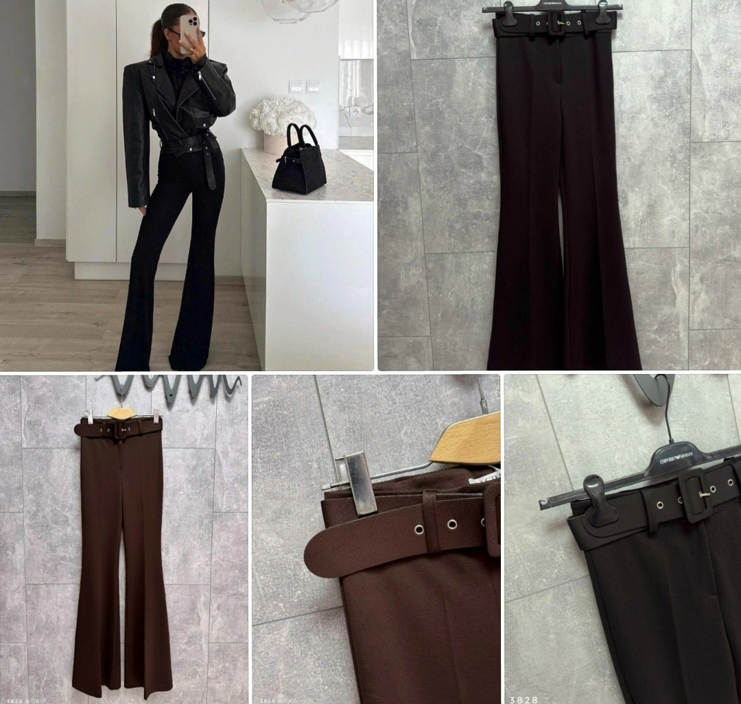 брюки клеш от колена msstyle 59668566,женские брюки клеш,женские брюки клеш от колена,брюки клеш от колена,брюки клеш
