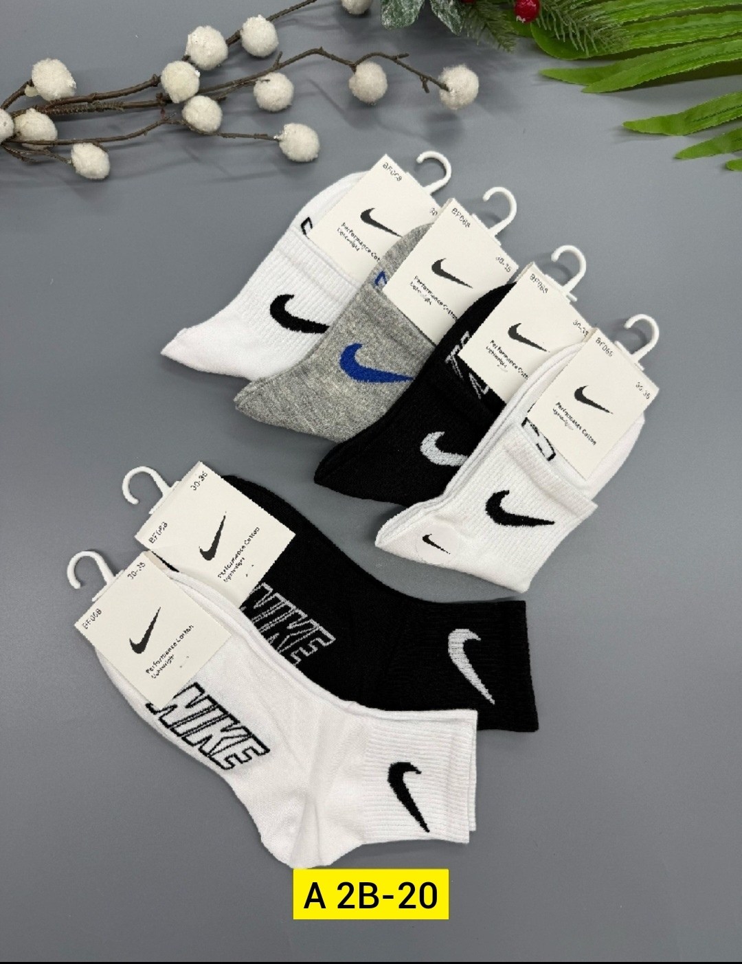 носки средние хлопковые набор 5 пар nike,носки найк,комплект носки мужские,мужские носки nike,носки