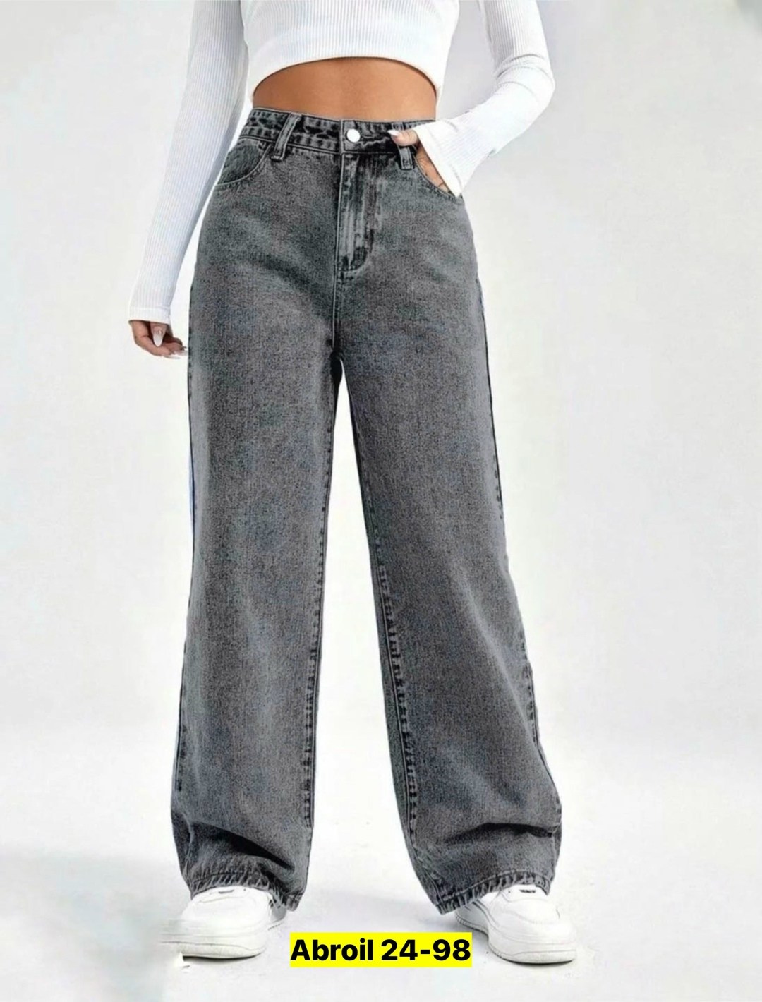 джинсы прямые палаццо до 167 рост denim цвет серый,джинсы женские,фабричные женские джинсы,джинсы женские серые,женские джинсы широкие