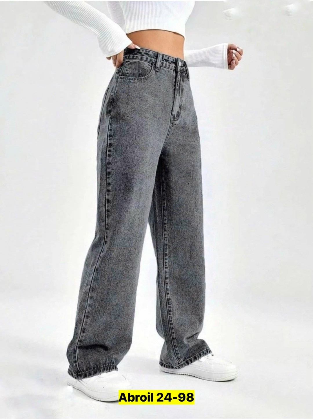 джинсы прямые палаццо до 167 рост denim цвет серый,джинсы женские,фабричные женские джинсы,джинсы женские серые,женские джинсы широкие