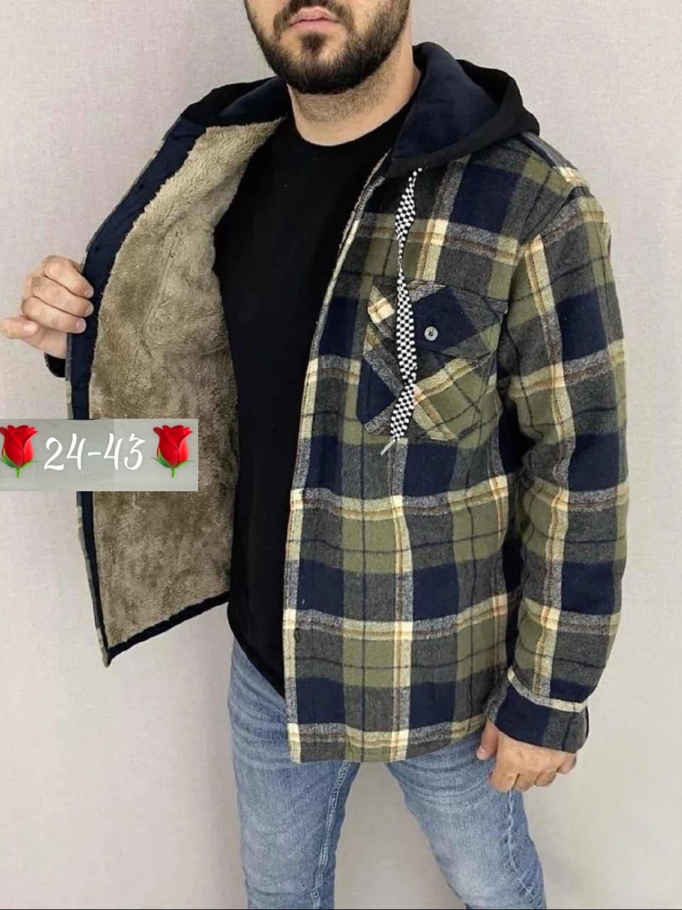 рубашка на меху зимняя в клетку,куртка для мужчин на флисе в клетку,рубашка теплая на флисе,куртка рубашка на меху мужская,рубашка с капюшоном