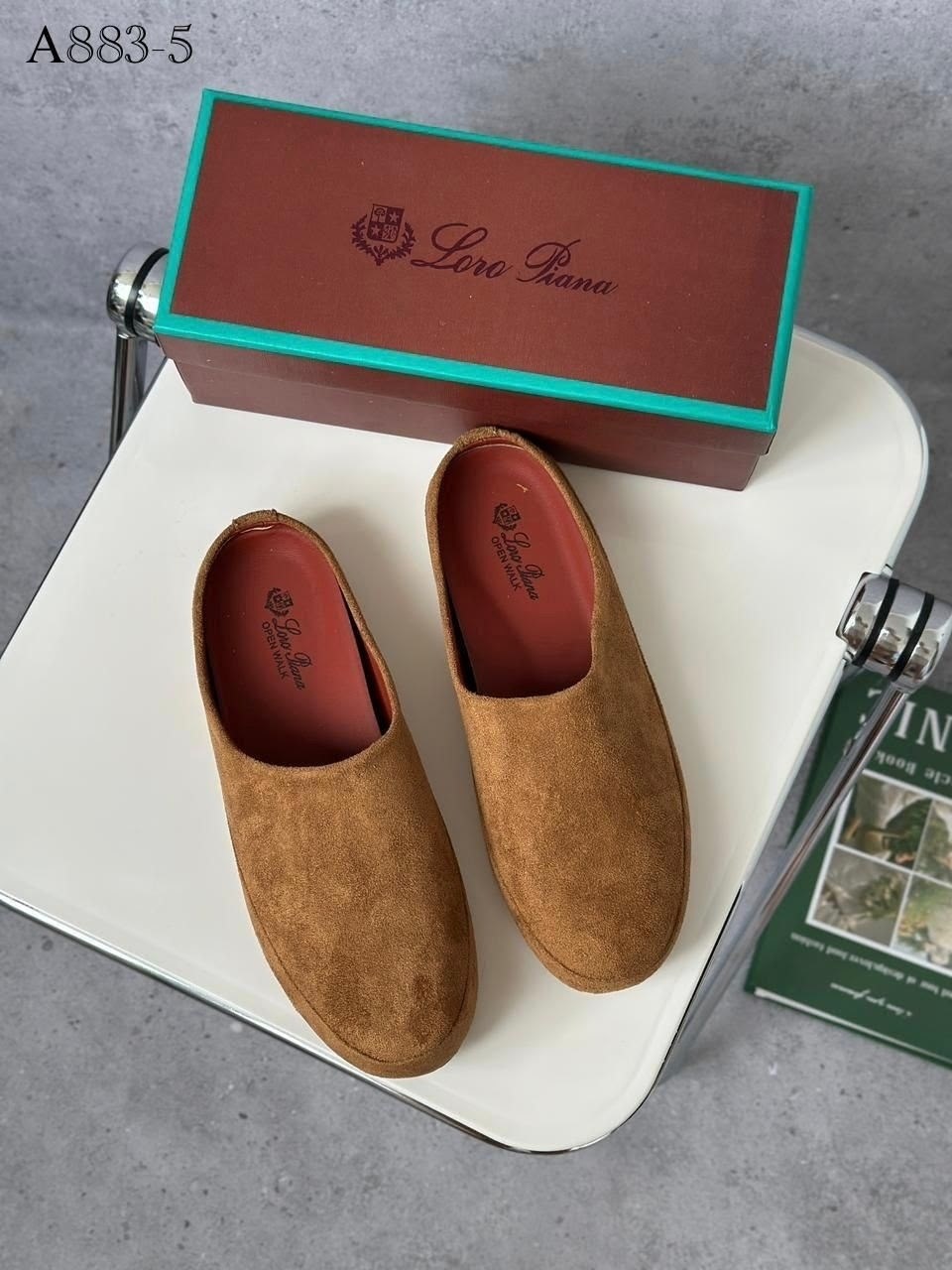 замшевые мюли,,мюли loro piana,мюли мужские замшевые,замшевые тапочки