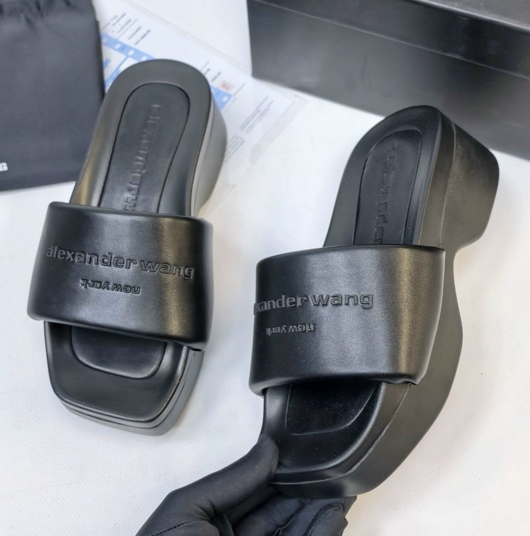 шлепанцы alexander wang,шлепки alexander wang,босоножки alexander wang,alexander wang шлепки на платформе,шлепанцы женские alexander wang