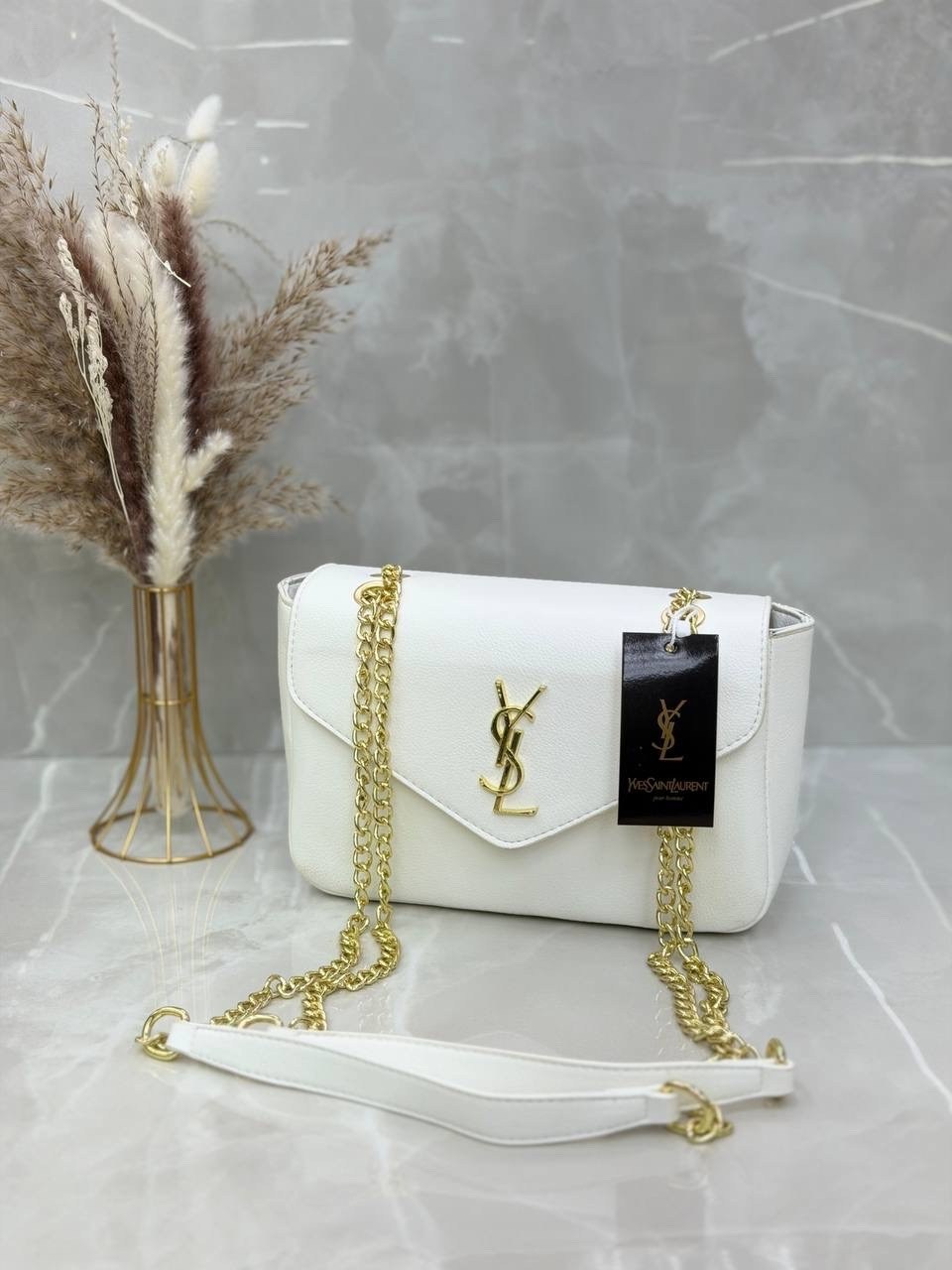 сумка женская ysl,сумки yves saint laurent,сумка ив сен лоран белая,сумочка модная,сумки брендовые