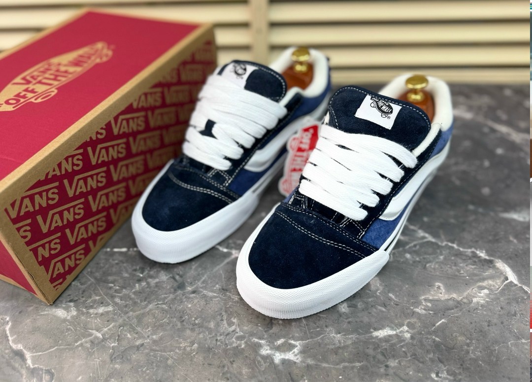 ,мужские кеды vans sk8-low,vans knu skool голубые,синие вансы,кеды vans knu skool