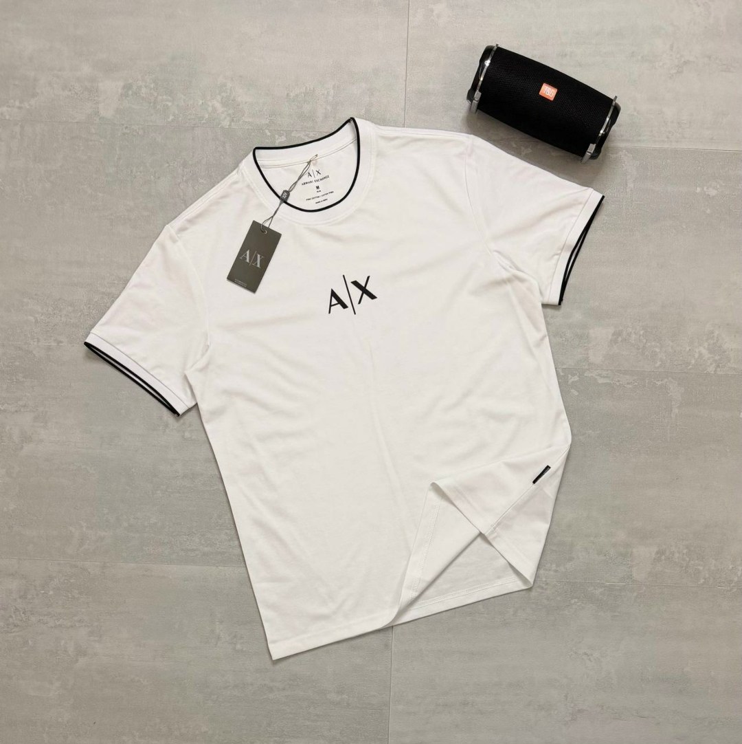 футболка armani exchange,футболки для мужчин,футболки мужские белые,футболка мужская,футболка армани эксчендж
