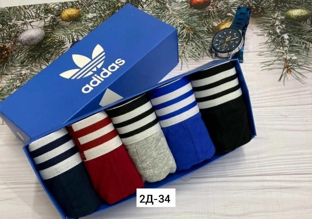 набор трусов адидас мужских,трусы боксеры набор adidas,комплект трусов мужских adidas,трусы боксера набор 5 штук,набор трусов adidas
