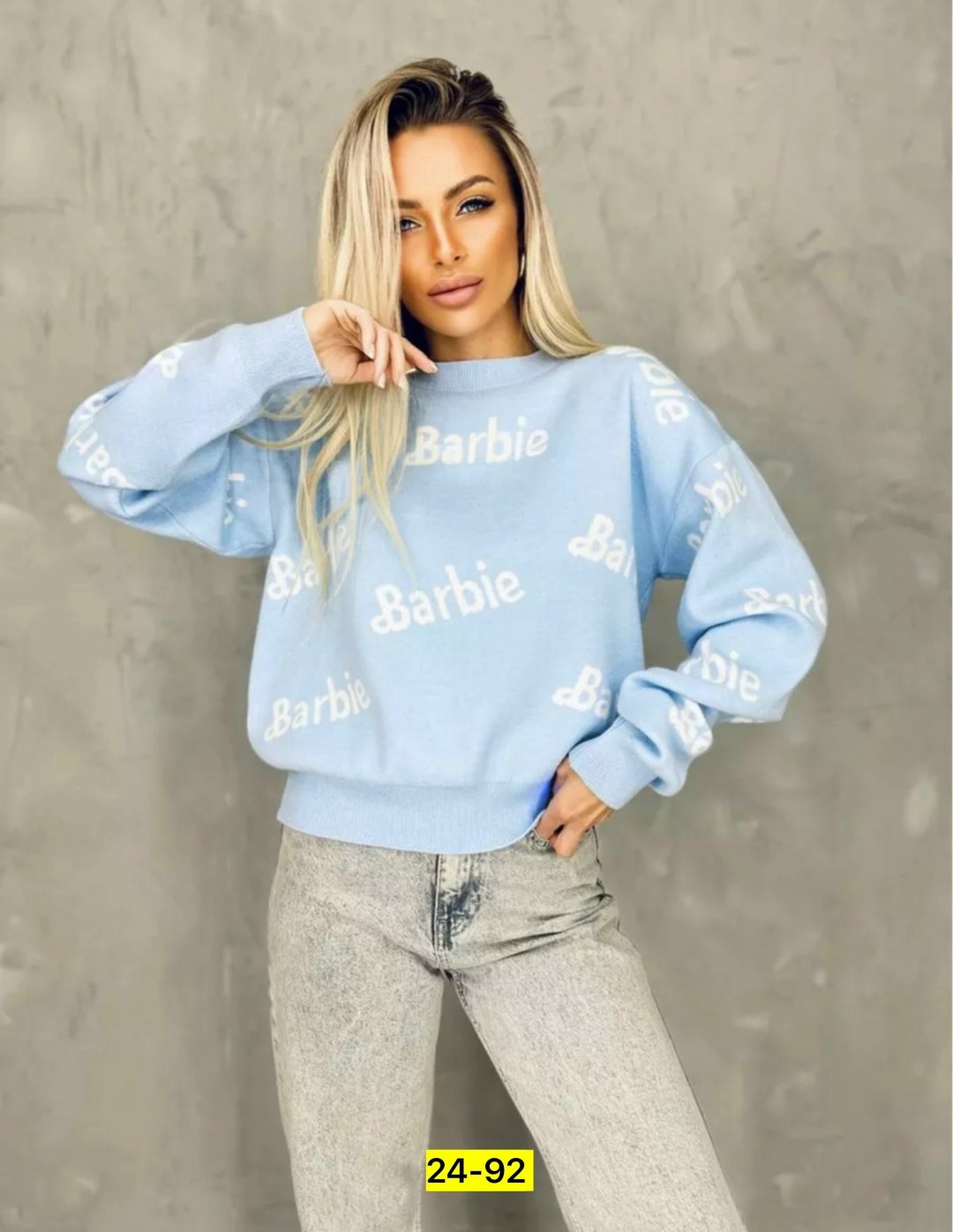 свитер оверсайз вязаный barbie,кофта шерсть,свитер в стиле barbie eliff,кофта женская,джемпер оверсайз с принтом барби