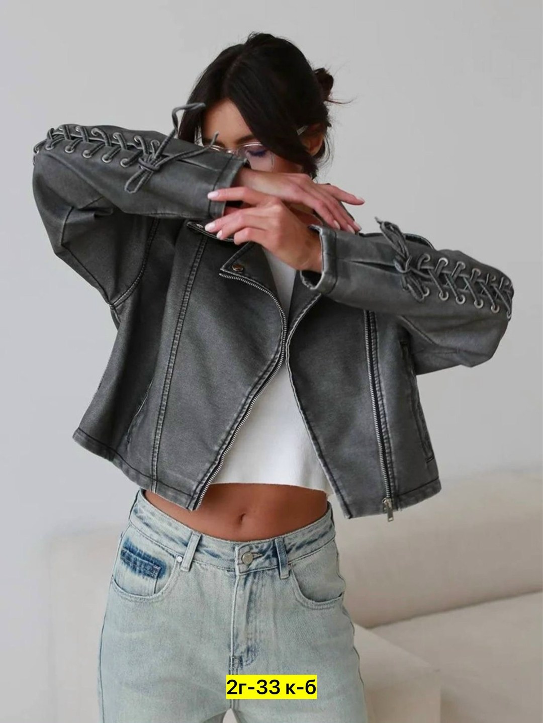 косуха винтажная куртка кожаная oversize серая monyken,куртка косуха,косуха,куртка женская,кожаная куртка косуха